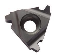 TiAlN Máy tiện ren Tam giác chèn Carbide cho thép cứng 16NR 3.0TR